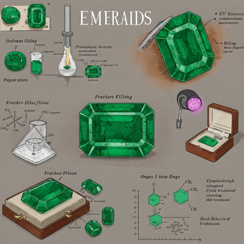 Emeralds: A Deep Dive into Treatments, Detection, and Scientific Insights 