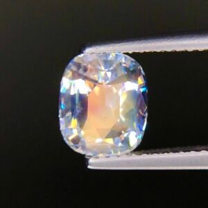 MIND-BLOWING 2.09 Ct RAINBOW MOONSTONE – NATURAL UNHEATED RARE GEMSTONE – ELECTRIC COLOR PLAY! MADAGASCAN TREASURE