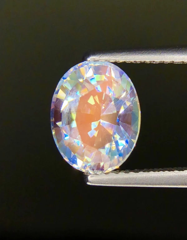 MIND-BLOWING 2.57 Ct RAINBOW MOONSTONE – NATURAL UNHEATED RARE GEMSTONE – ELECTRIC COLOR PLAY! MADAGASCAN TREASURE