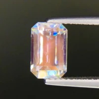 MIND-BLOWING 2.00 Ct RAINBOW MOONSTONE – NATURAL UNHEATED RARE GEMSTONE – ELECTRIC COLOR PLAY! MADAGASCAN TREASURE - Image 2