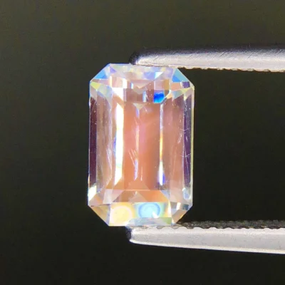 MIND-BLOWING 2.00 Ct RAINBOW MOONSTONE – NATURAL UNHEATED RARE GEMSTONE – ELECTRIC COLOR PLAY! MADAGASCAN TREASURE