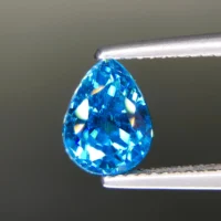 Vivid Blue Zircon From Cambodia, Eye Clean And Full Sparkle - Jewelry Quality 3.94 ct - Image 3