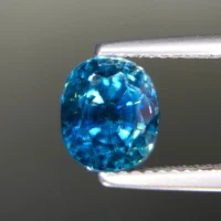 Vivid Blue Zircon From Cambodia, Eye Clean And Full Sparkle – Jewelry Quality 3.76 ct - Image 3