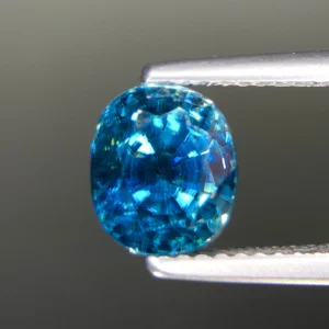 Vivid Blue Zircon From Cambodia, Eye Clean And Full Sparkle – Jewelry Quality 3.76 ct