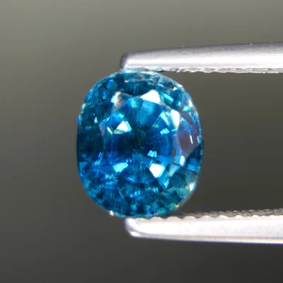 Vivid Blue Zircon From Cambodia, Eye Clean And Full Sparkle – Jewelry Quality 3.76 ct