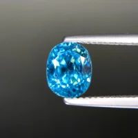 Vivid Blue Zircon From Cambodia, Eye Clean And Full Sparkle - Jewelry Quality 4.00 ct - Image 3