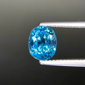 Vivid Blue Zircon From Cambodia, Eye Clean And Full Sparkle - Jewelry Quality 4.00 ct