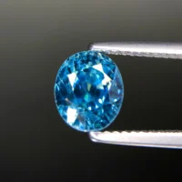 Vivid Blue Zircon From Cambodia, Eye Clean And Full Sparkle - Jewelry Quality 3.68 ct - Image 4