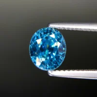 Vivid Blue Zircon From Cambodia, Eye Clean And Full Sparkle - Jewelry Quality 3.68 ct - Image 3