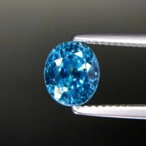 Vivid Blue Zircon From Cambodia, Eye Clean And Full Sparkle - Jewelry Quality 3.68 ct