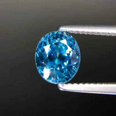 Vivid Blue Zircon From Cambodia, Eye Clean And Full Sparkle – Jewelry Quality 3.68 ct
