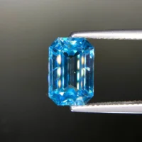 Vivid Blue Zircon From Cambodia, Eye Clean And Full Sparkle – Jewelry Quality 4.80 ct - Image 3