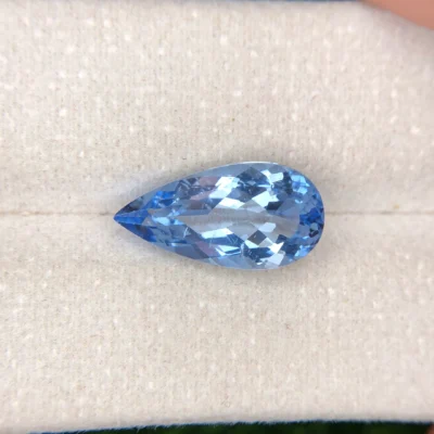 The Finest Santa Maria Color 4.08 ct Aquamarine from Madagascar