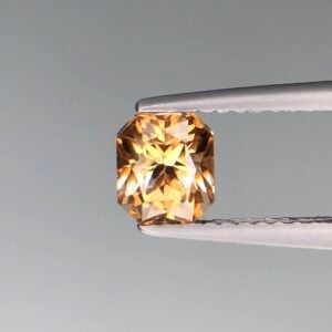 Rare imperial zircom from cambodia - collectors choice 1.91 ct